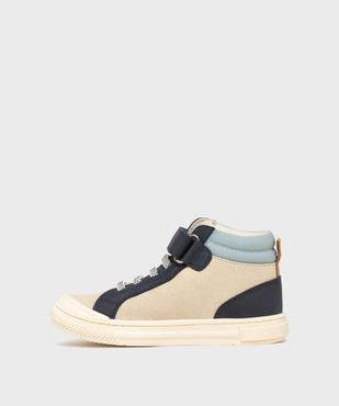 Baskets montantes à lacets élastiques et scratch garçon - BUGGY SHOES vue3 - BUGGY - GEMO