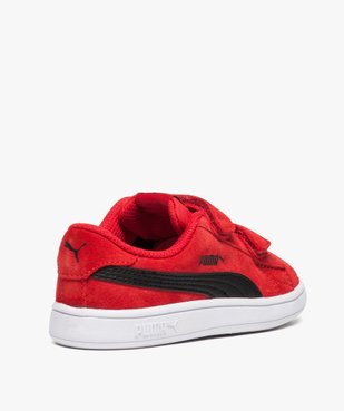 Basket bébé dessus cuir suédé à scratchs - Puma vue4 - PUMA - GEMO