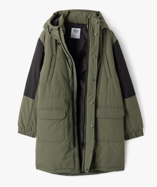 Manteau à capuche matelassé garçon vue2 - GEMO 4G GARCON - GEMO