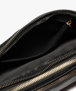 Sac besace look pochette en matière grainée femme vue3 - GEMO (ACCESS) - GEMO