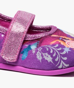 Chaussons fille à scratch pailleté - La Reine des Neiges vue6 - REINE DES NEIGE - GEMO
