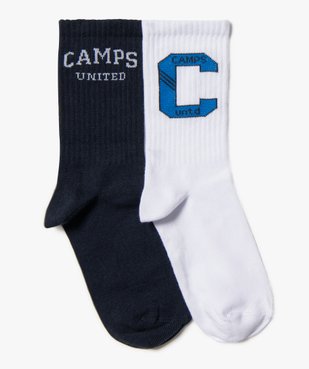 Chaussettes avec tige côtelée garçon (lot de 2) - Camps United vue1 - CAMPS UNITED - GEMO