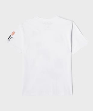 Tee-shirt manches courtes imprimé façon graffiti garçon - Minecraft vue3 - MINECRAFT - GEMO