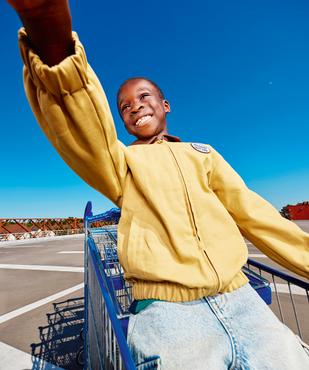 Blouson en coton avec rembourrage fin garçon vue1 - GEMO (ENFANT) - GEMO