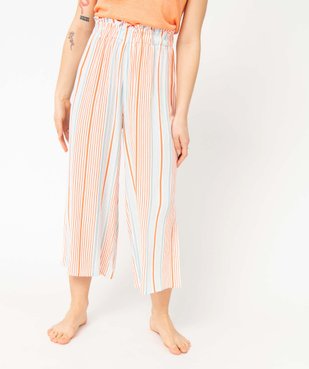 Bas de pyjama femme léger et imprimé vue2 - GEMO(HOMWR FEM) - GEMO