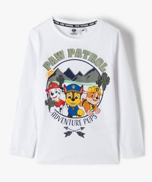 Tee-shirt garçon à manches longues imprimé - La Pat'Patrouille vue1 - PAT PATROUILLE - GEMO