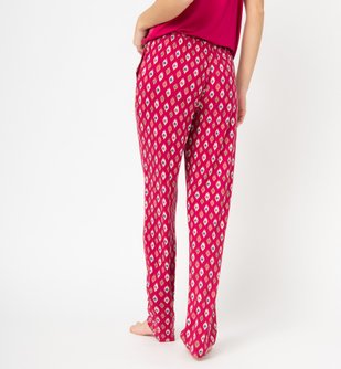 Pantalon de pyjama femme à motifs vue3 - GEMO(HOMWR FEM) - GEMO