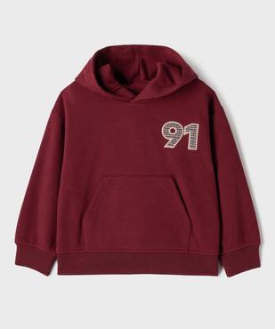 Sweat à capuche avec doublure chaude garçon vue1 - GEMO (ENFANT) - GEMO