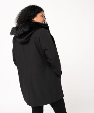 Manteau à capuche fantaisie femme grande taille vue5 - GEMO (G TAILLE) - GEMO