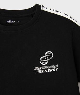 Tee-shirt manches courtes spécial sport garçon vue3 - GEMO 4G GARCON - GEMO