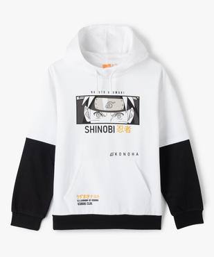 Sweat à capuche effet 2 en 1 garçon - Naruto vue1 - NARUTO - GEMO