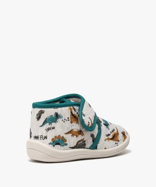 Chaussons garçon bottillons imprimés à fermeture scratch vue4 - Nikesneakers C4G GARCON - Nikesneakers