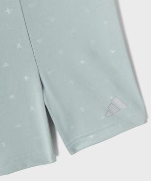 Ensemble de sport bébé fille tee-shirt et short cycliste - Adidas Glam Seasonals vue3 - ADIDAS - GEMO