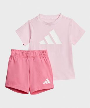 Ensemble de sport bébé fille tee-shirt et short - Adidas vue1 - ADIDAS - GEMO