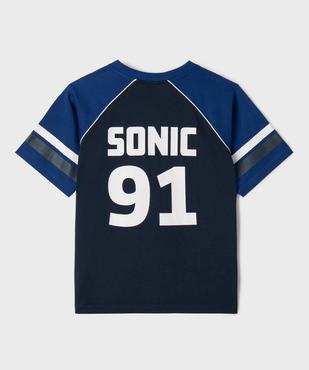 Tee-shirt de basket à manches courtes garçon - Sonic The Hedgehog vue3 - SONIC - GEMO