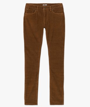 Pantalon homme en velours fines côtes extensible vue4 - GEMO (HOMME) - GEMO