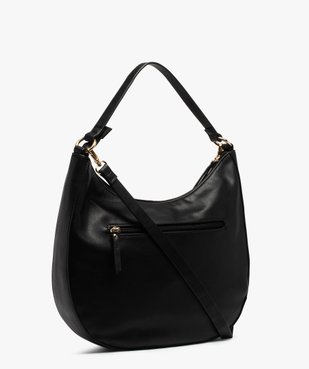 Sac femme forme arrondie avec surpiqûre sur l’avant vue2 - GEMO (ACCESS) - GEMO