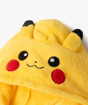 Combinaison pyjama Pikachu avec capuche garçon - Pokémon vue2 - POKEMON - GEMO