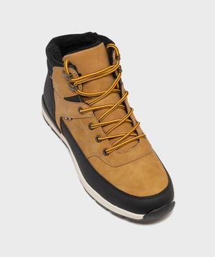 Boots fourrées à semelle sport homme vue5 - URBAN STEPS - GEMO
