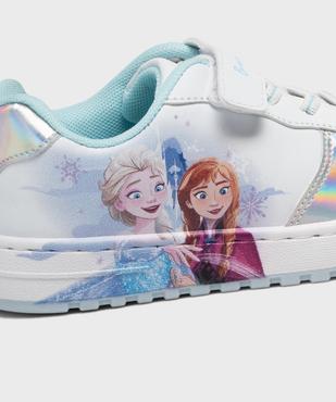 Baskets à scratch avec empiècements miroirs fille - La Reine des Neiges vue6 - REINE DES NEIGE - GEMO