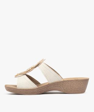 Sandales confort forme mule femme avec fermeture scratch vue3 - G'FLEX - GEMO