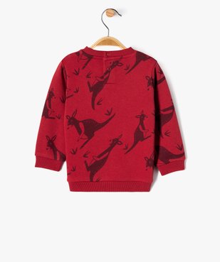 Sweat intérieur molletonné avec motifs animaux bébé garçon vue4 - GEMO(BEBE DEBT) - GEMO