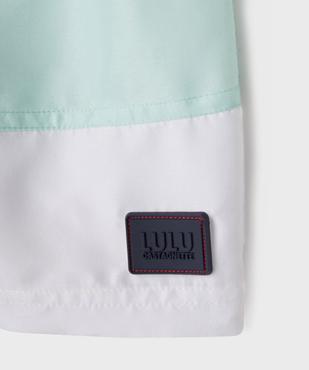 Short de surf tricolore garçon - LuluCastagnette vue2 - LULUCASTAGNETTE - GEMO