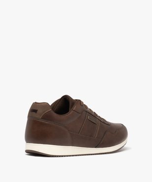 Baskets de ville à lacets aspect cuir homme - Carrera vue5 - CARRERA - GEMO