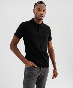 Polo manches courtes en coton homme vue1 - GEMO 4G HOMME - GEMO