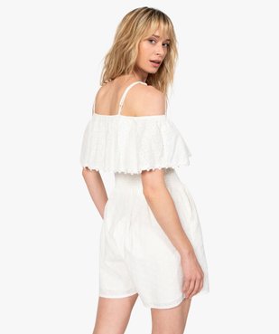 Combishort femme en broderie anglaise – Lulu Castagnette vue3 - LULUCASTAGNETTE - GEMO