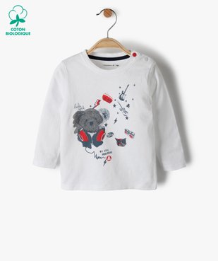 Tee-shirt bébé garçon avec motifs rock – Lulu Castagnette vue1 - LULUCASTAGNETTE - GEMO