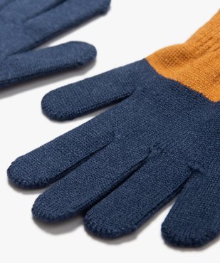 Gants garçon bicolores  vue2 - GEMO (ENFANT) - GEMO