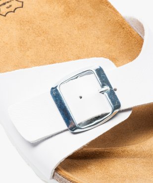 Mules femme à large bride et semelle intérieure cuir vue6 - GEMO (CASUAL) - GEMO