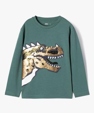Tee-shirt manches longues sequins garçon vue3 - GEMO (ENFANT) - GEMO