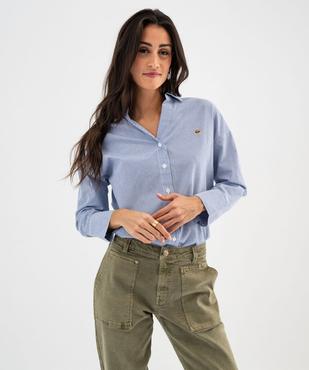 Chemise rayée en coton femme - LuluCastagnette vue2 - LULUCASTAGNETTE - GEMO