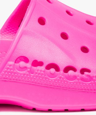Claquettes femme unies à bride large perforée - Crocs vue6 - CROCS - GEMO
