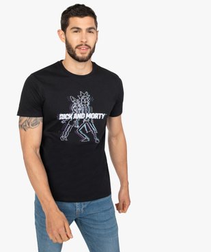 Tee-shirt homme à manches courtes imprimé - Rick et Morty vue1 - RICK ET MORTY - GEMO