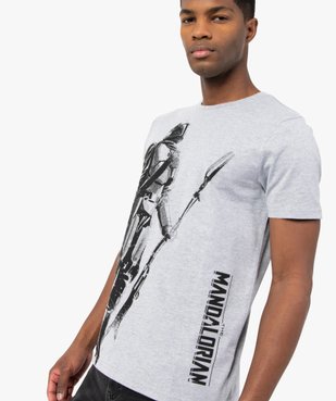 Tee-shirt homme à motif – Star Wars vue2 - THE MANDALORIAN - GEMO
