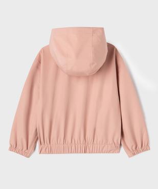 Blouson à capuche léger déperlant fille vue3 - GEMO (ENFANT) - GEMO