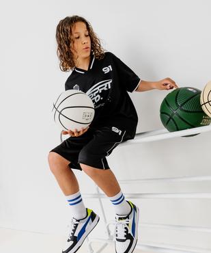 Bermuda de sport en maille légère garçon vue4 - GEMO 4G GARCON - GEMO