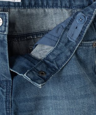 Short fille en jean avec finitions dentelle vue3 - GEMO 4G FILLE - GEMO