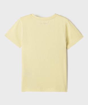 Tee-shirt manches courtes en jersey de coton imprimé estival garçon vue3 - GEMO 4G GARCON - GEMO