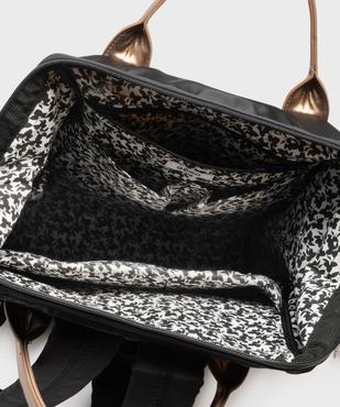 Sac à dos spécial ordinateur avec touches métallisées femme vue7 - GEMO (ACCESS) - GEMO
