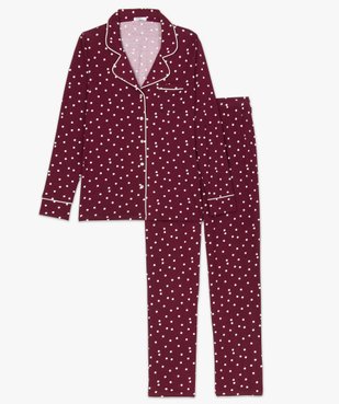 Pyjama femme deux pièces : chemise et pantalon vue4 - GEMO(HOMWR FEM) - GEMO