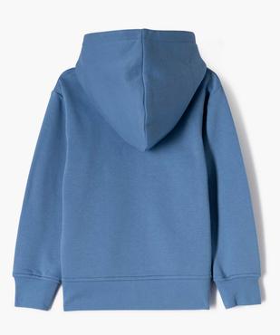 Sweat zippé avec capuche garçon vue3 - GEMO (ENFANT) - GEMO