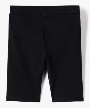 Legging fille court en maille côtelée à large ceinture élastiquée vue3 - GEMO (JUNIOR) - GEMO