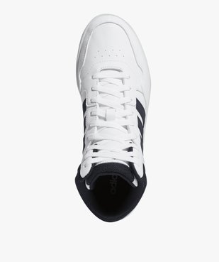 Baskets homme mid-cut Hoops à lacets - Adidas vue5 - ADIDAS - GEMO