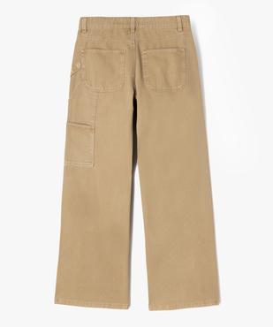 Pantalon wide leg multi-poches fille vue4 - GEMO (JUNIOR) - GEMO
