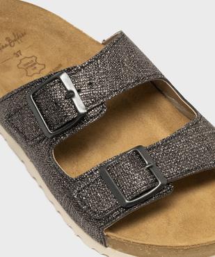 Mules anatomiques légères à  brides pailletées femme - Valentina Baldano vue6 - VALENTINA BALDA - GEMO