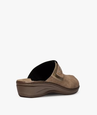 Sabots femme confort dessus ajustable orné de strass vue4 - Nikesneakers (CONFORT) - Nikesneakers